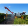 Self propelled high pressure boom sprayer